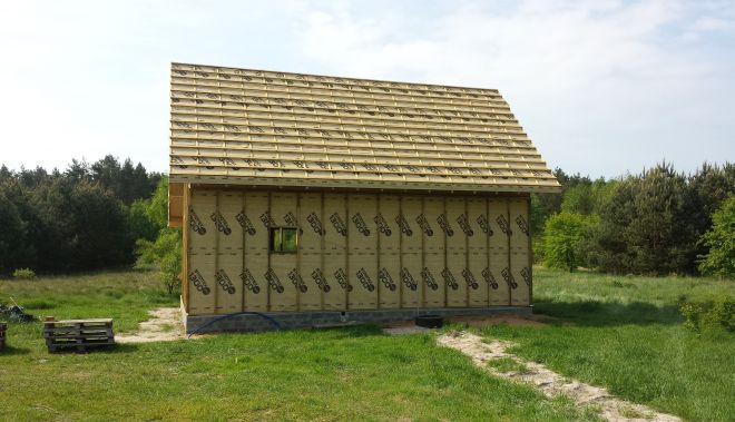 konstrukcja domu drewnianego Przepiórka 